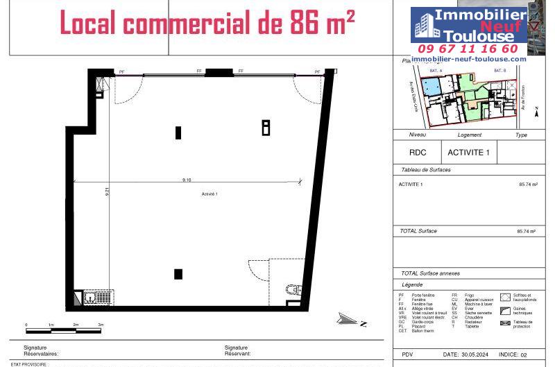 Locaux commerciaux à vendre Barrière De Paris - Programmes immobiliers neufs Eclisse SONORA