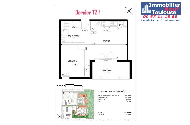 Appartements neufs à Pinsaguel - Programmes immobiliers neufs Fonta RESIDENCE Terra Flora