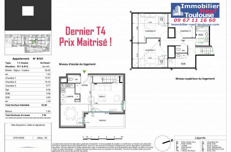 Appartements Prix Maîtrisé Saint Simon - Programmes immobiliers neufs Imodeus AIGUE MARINE