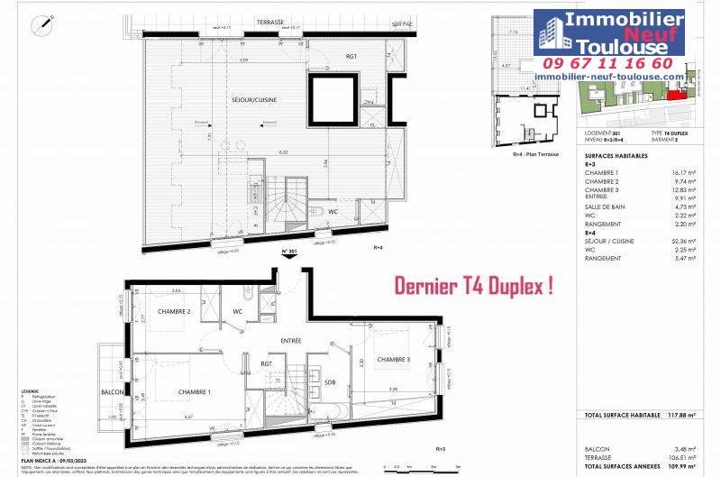 Appartements neufs à Toulouse Terrasse - Programmes immobiliers neufs Promomidi SUZAN GARDEN //