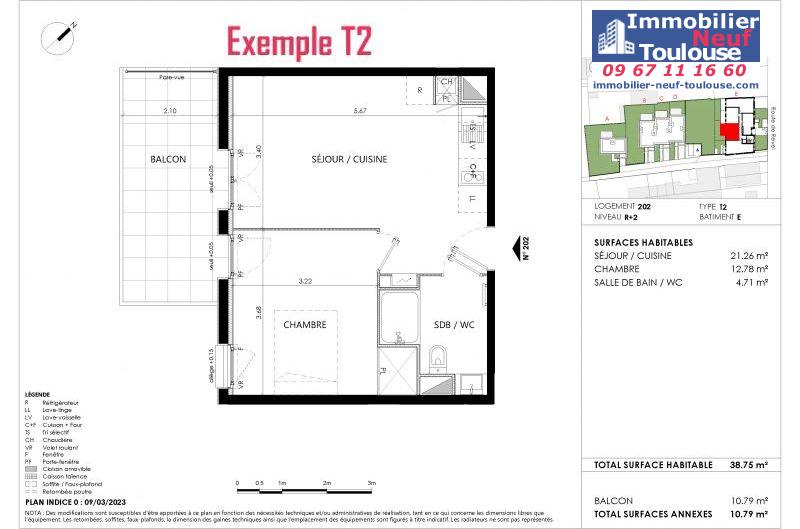 Appartements neufs à Toulouse Terrasse - Programmes immobiliers neufs Promomidi SUZAN GARDEN //