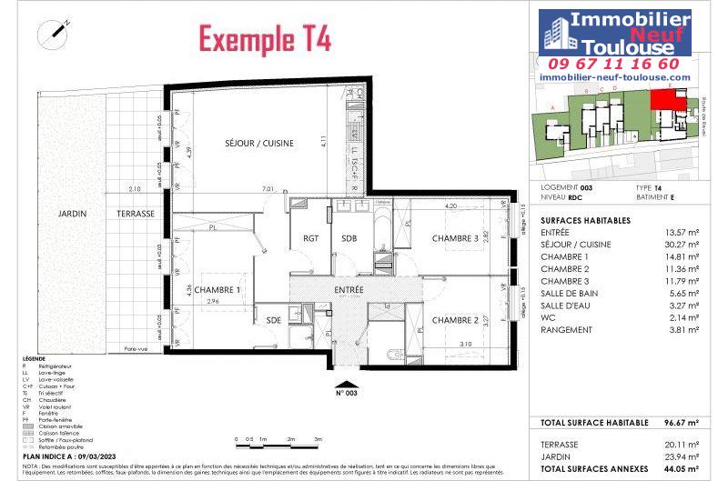 Appartements neufs à Toulouse Terrasse - Programmes immobiliers neufs Promomidi SUZAN GARDEN //