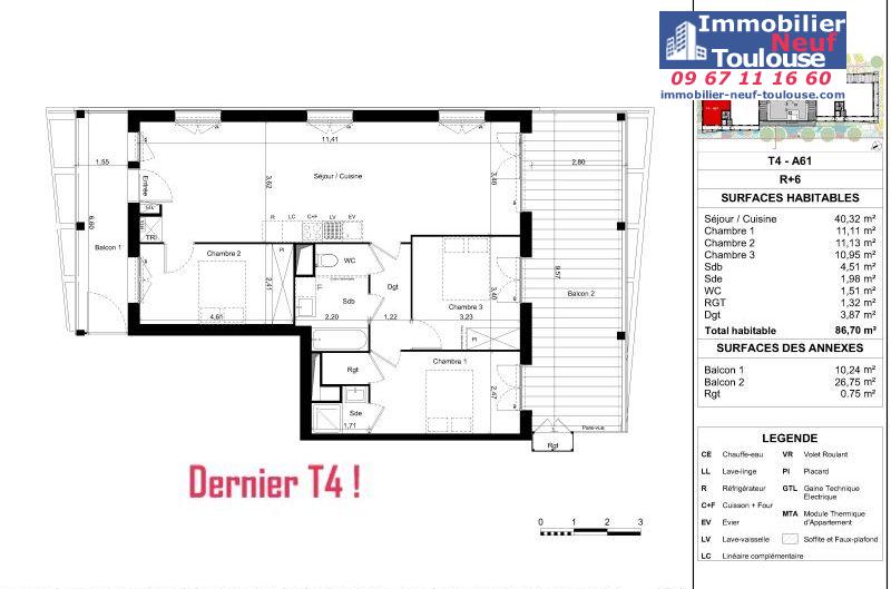 Appartements neufs à Toulouse Malepère - Programmes immobiliers neufs Promomidi BOIS DE NAGOYA /