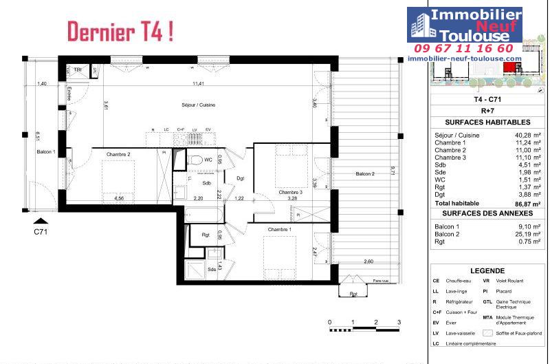 Appartements neufs à Toulouse Malepère - Programmes immobiliers neufs Promomidi BOIS DE NAGOYA /
