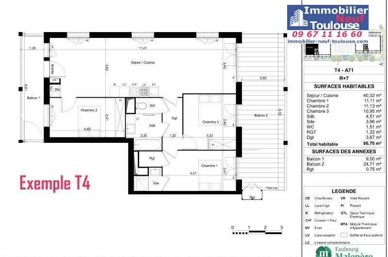 Appartements neufs à Toulouse Malepère - Programmes immobiliers neufs Promomidi BOIS DE NAGOYA /
