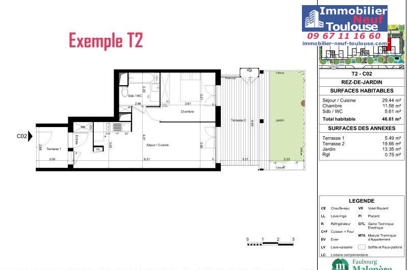 Appartements neufs à Toulouse Malepère - Programmes immobiliers neufs Promomidi BOIS DE NAGOYA /