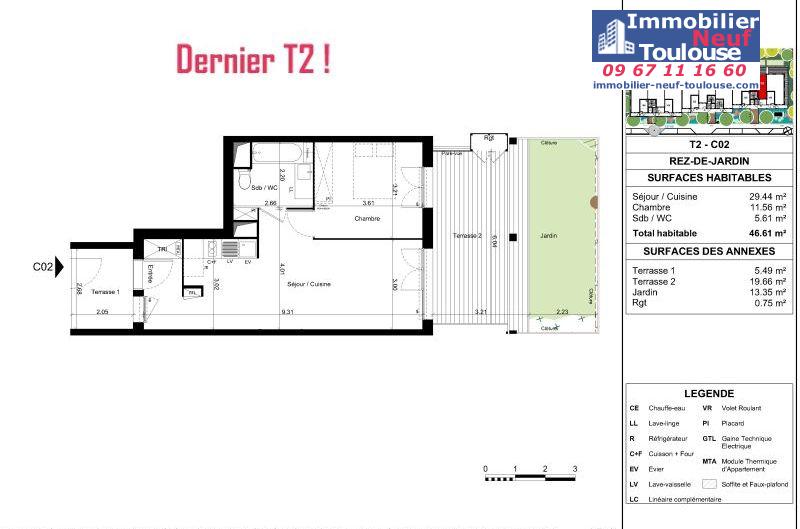 Appartements neufs à Toulouse Malepère - Programmes immobiliers neufs Promomidi BOIS DE NAGOYA /