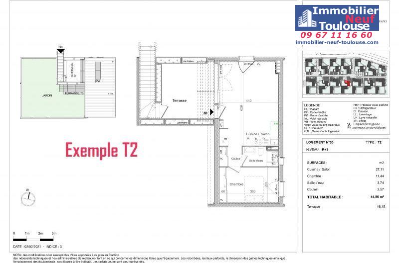 Appartements neufs à Pibrac - Programmes immobiliers neufs Promomidi LA SCALA /