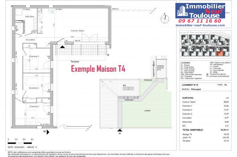 Maisons neuves à Pibrac - Programmes immobiliers neufs Promomidi LA SCALA /