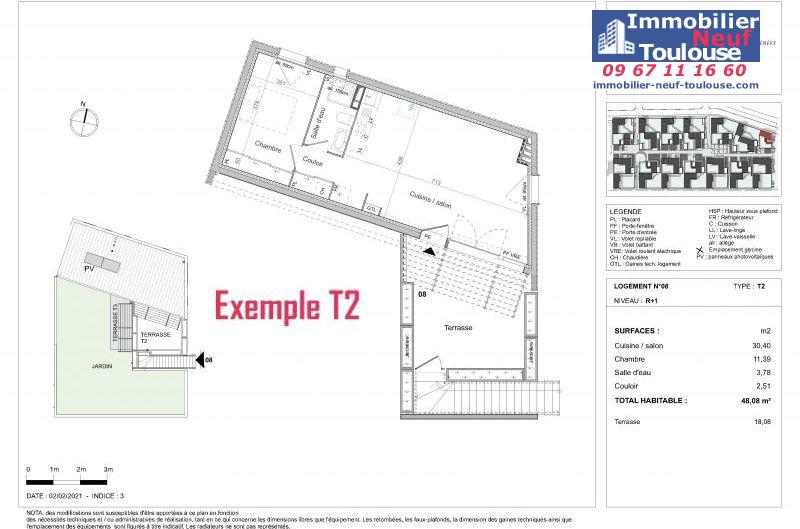 Appartements neufs à Pibrac - Programmes immobiliers neufs Promomidi LA SCALA /