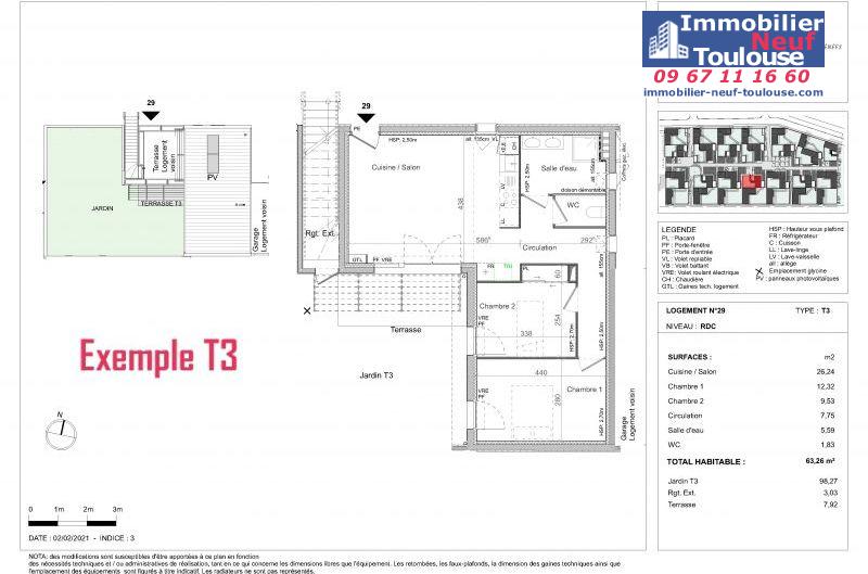 Maisons neuves à Pibrac - Programmes immobiliers neufs Promomidi LA SCALA /