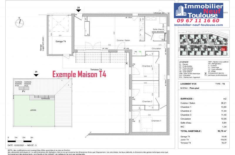 Maisons neuves à Pibrac - Programmes immobiliers neufs Promomidi LA SCALA /