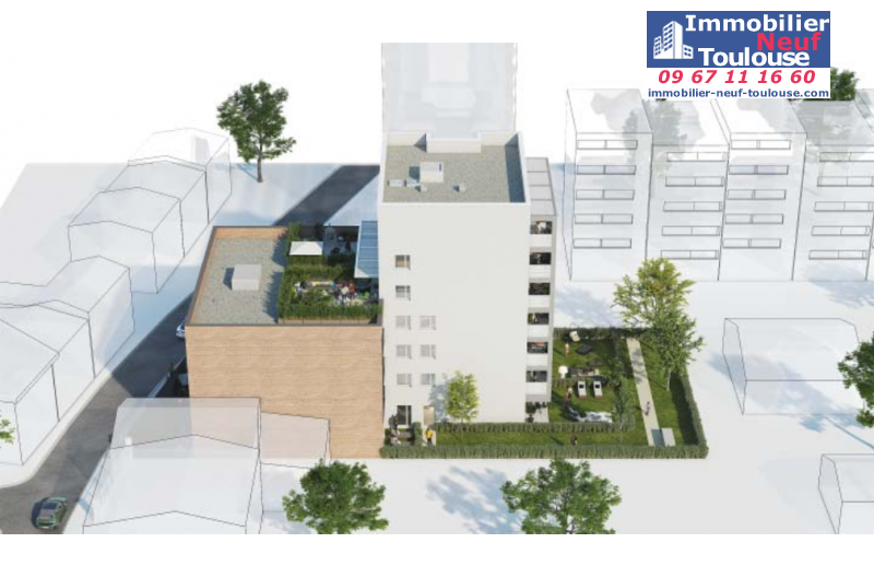 Appartements neufs à Toulouse Minimes - Programmes immobiliers neufs Saint agne promotion MIDI MINIMES