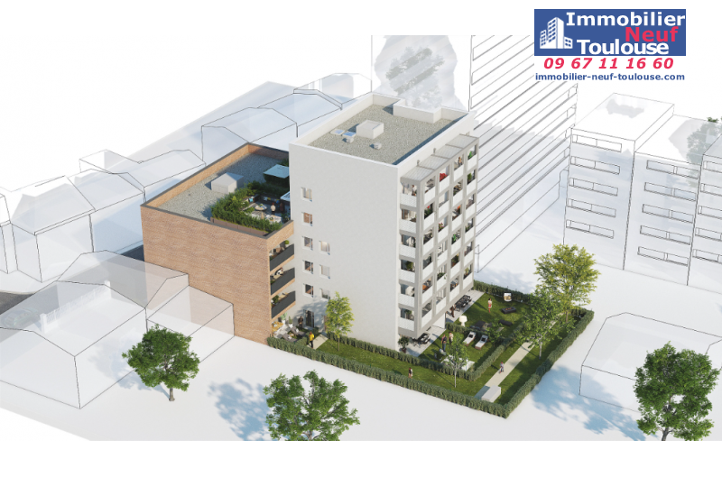 Appartements neufs à Toulouse Minimes - Programmes immobiliers neufs Saint agne promotion MIDI MINIMES