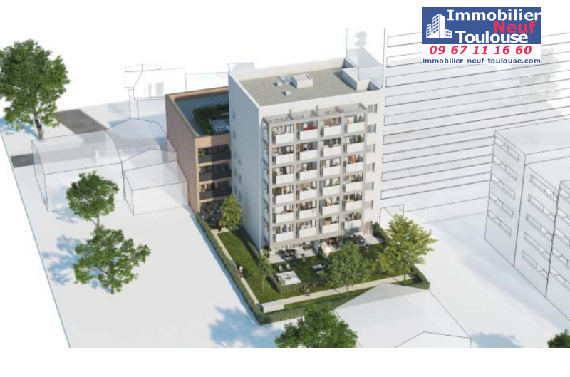 Appartements neufs à Toulouse Minimes - Programmes immobiliers neufs Saint agne promotion MIDI MINIMES