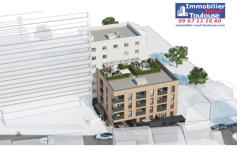 Appartements neufs à Toulouse Minimes - Programmes immobiliers neufs Saint agne promotion MIDI MINIMES