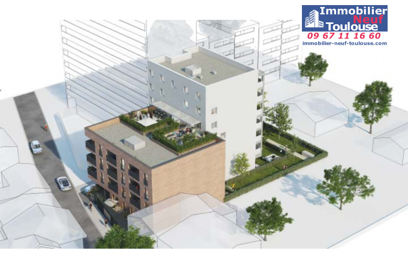 Appartements neufs à Toulouse Minimes - Programmes immobiliers neufs Saint agne promotion MIDI MINIMES