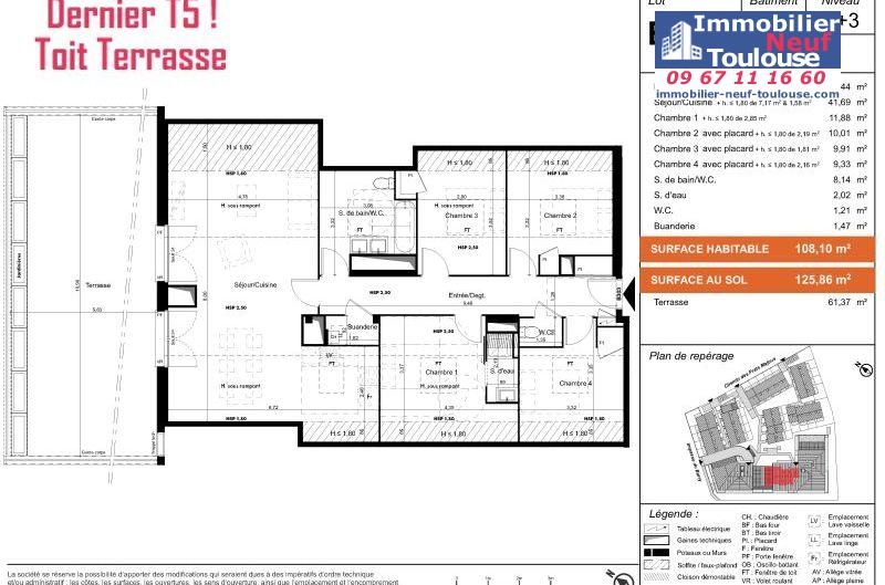Appartements neufs à Castanet-tolosan - Programmes immobiliers neufs Sporting ROSSO //