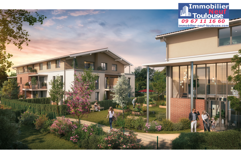 Appartements neufs BRS (Bail Réel Solidaire) Croix Daurade - Programmes immobiliers neufs ECLISSE BRS Apostrophe