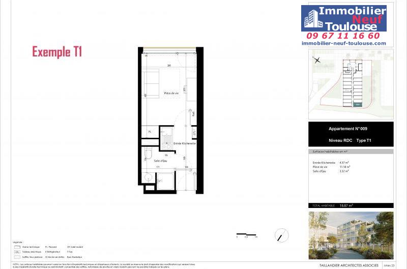 Appartements étudiants à Toulouse Rangueil - Programmes immobiliers neufs Icade ALPHA STUDENT.