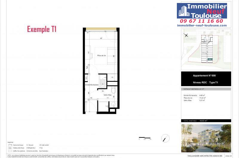 Appartements étudiants à Toulouse Rangueil - Programmes immobiliers neufs Icade ALPHA STUDENT.