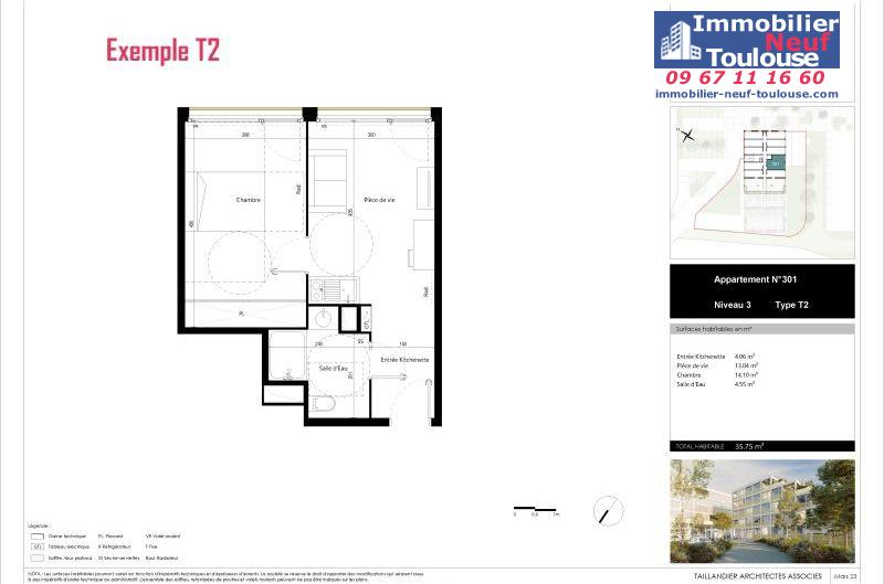Appartements neufs à Toulouse Rangueil - Programmes immobiliers neufs Icade ALPHA STUDENT.