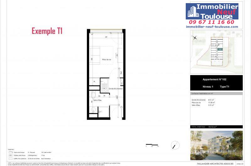 Appartements étudiants à Toulouse Rangueil - Programmes immobiliers neufs Icade ALPHA STUDENT.