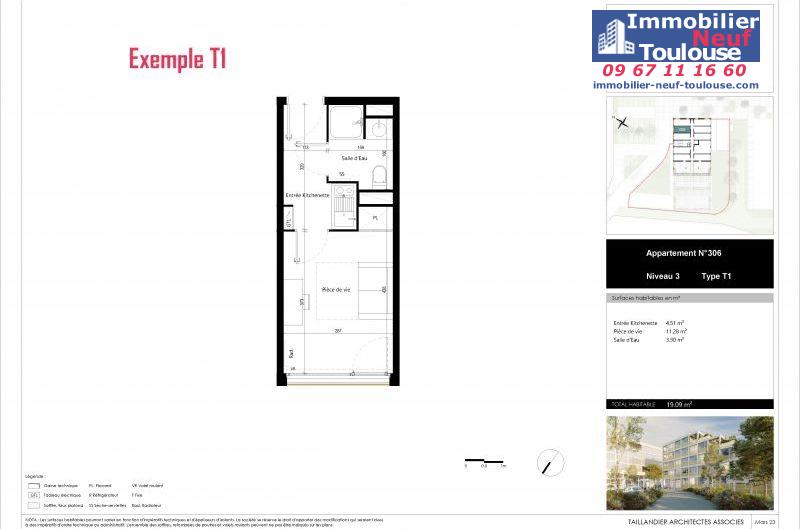 Appartements étudiants à Toulouse Rangueil - Programmes immobiliers neufs Icade ALPHA STUDENT.