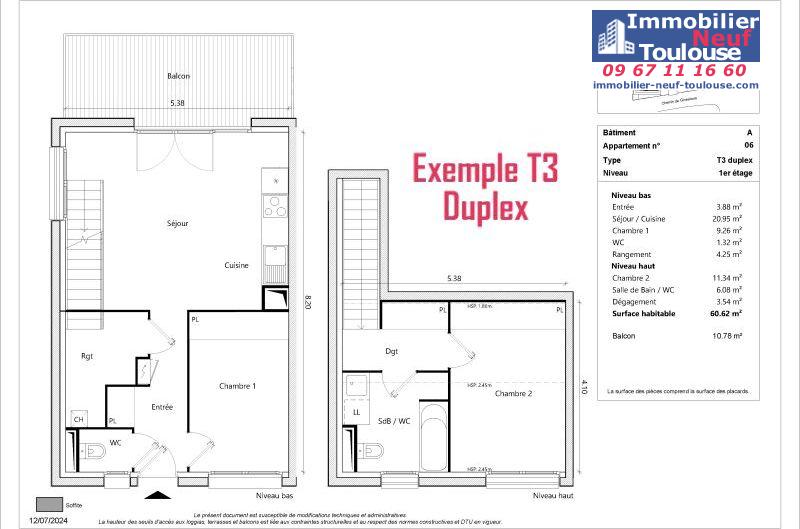 Appartements neufs à Toulouse Sept Deniers - Programmes immobiliers neufs Greencity JARDINS DE BRENNUS 2