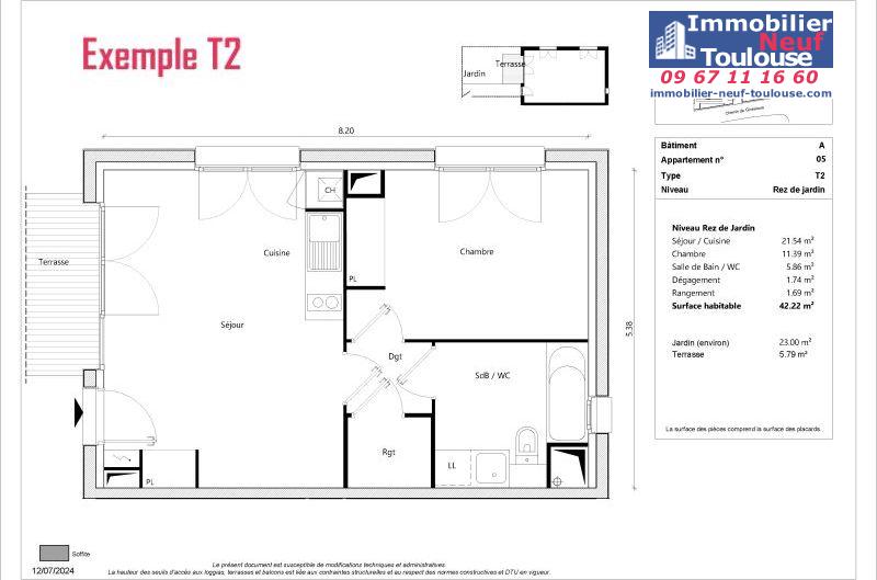 Appartements neufs à Toulouse Sept Deniers - Programmes immobiliers neufs Greencity JARDINS DE BRENNUS 2