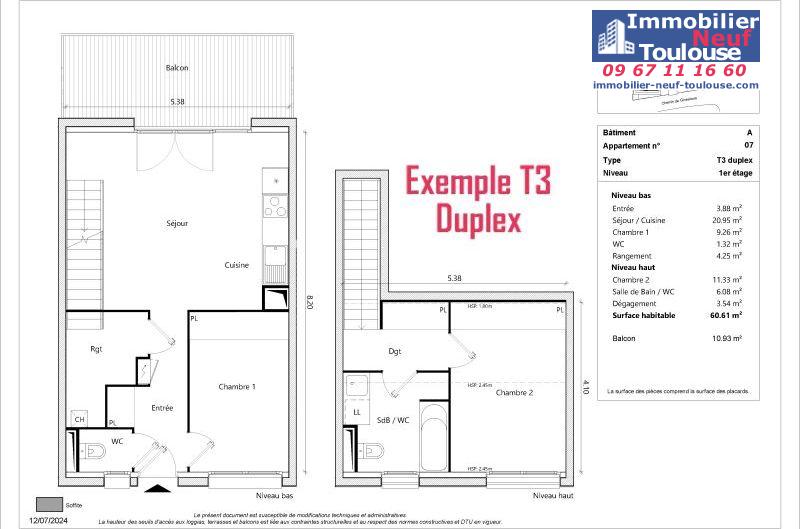 Appartements neufs à Toulouse Sept Deniers - Programmes immobiliers neufs Greencity JARDINS DE BRENNUS 2