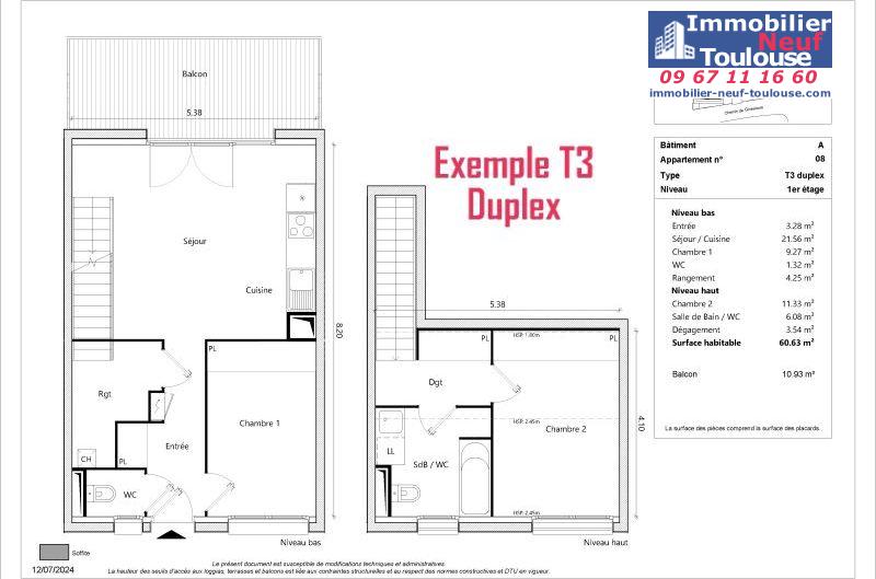 Appartements neufs à Toulouse Sept Deniers - Programmes immobiliers neufs Greencity JARDINS DE BRENNUS 2