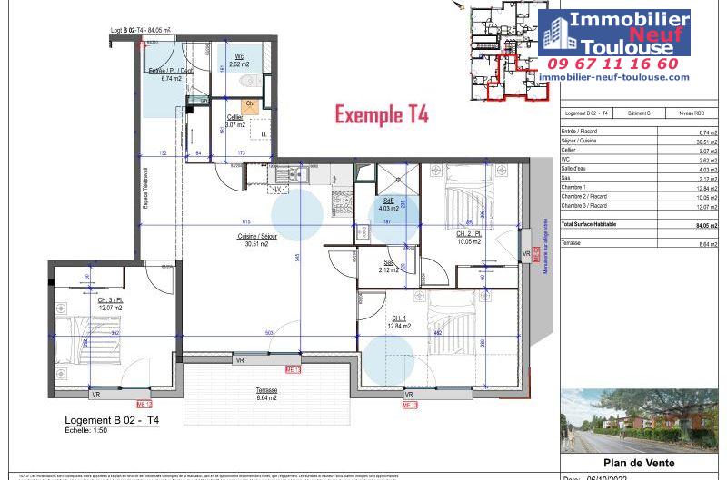 Appartements neufs à Labège - Programmes immobiliers neufs Uniti Les sens ciel
