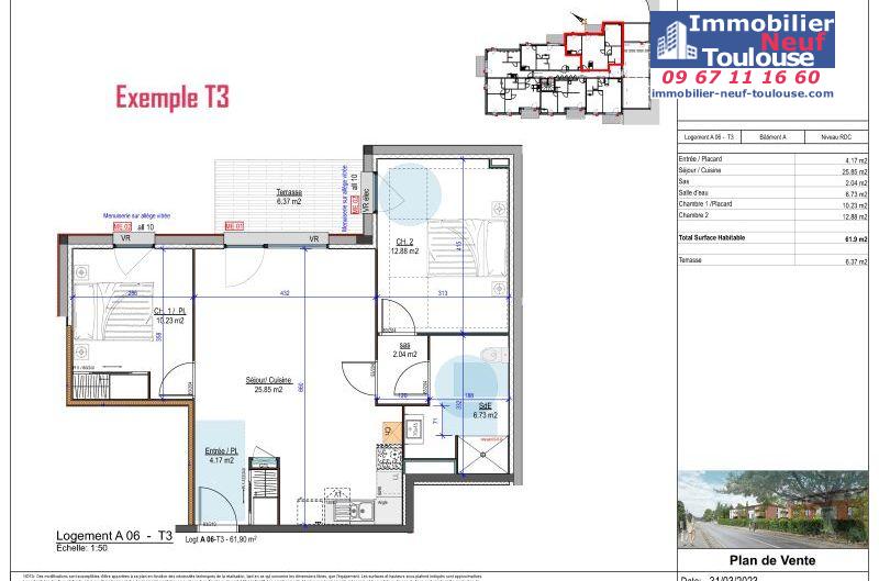 Appartements neufs à Labège - Programmes immobiliers neufs Uniti Les sens ciel