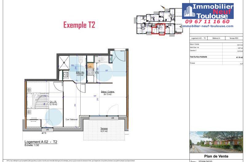 Appartements neufs à Labège - Programmes immobiliers neufs Uniti Les sens ciel