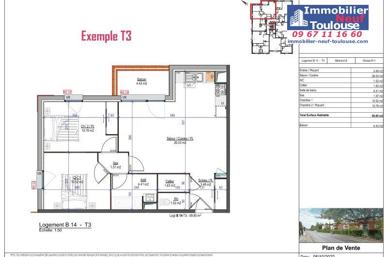 Appartements neufs à Labège - Programmes immobiliers neufs Uniti Les sens ciel