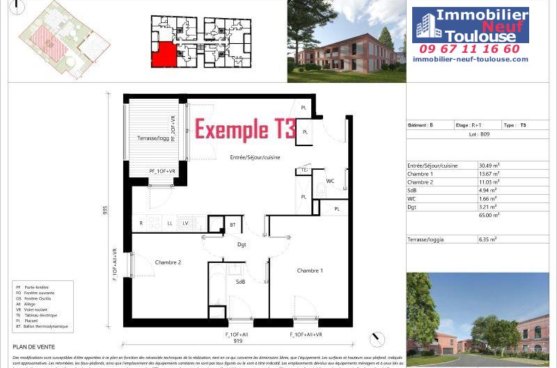 Appartements neufs à Toulouse Saint Simon - Programmes immobiliers neufs Uniti Villa aurea