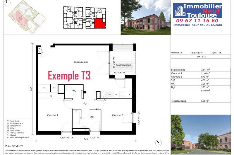 Appartements neufs à Toulouse Saint Simon - Programmes immobiliers neufs Uniti Villa aurea