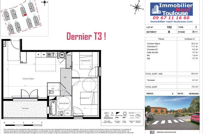 Appartements neufs à Castelginest - Programmes immobiliers neufs Iselection Domaine Capucine