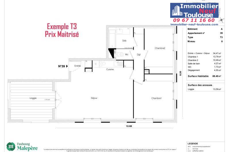 Appartements Prix Maîtrisé à Toulouse Malepère - Programmes immobiliers neufs Greencity REVELATION