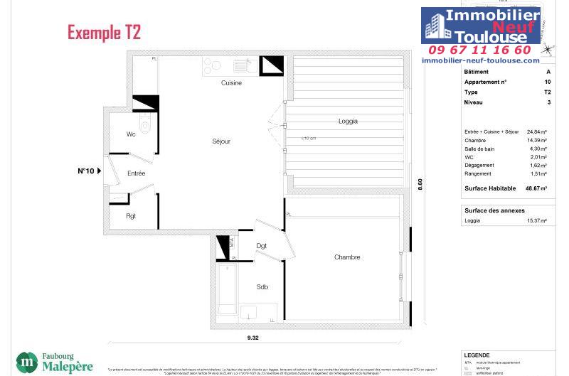 Appartements neufs à Toulouse Malepère - Programmes immobiliers neufs Greencity REVELATION
