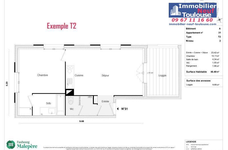 Appartements neufs à Toulouse Malepère - Programmes immobiliers neufs Greencity REVELATION