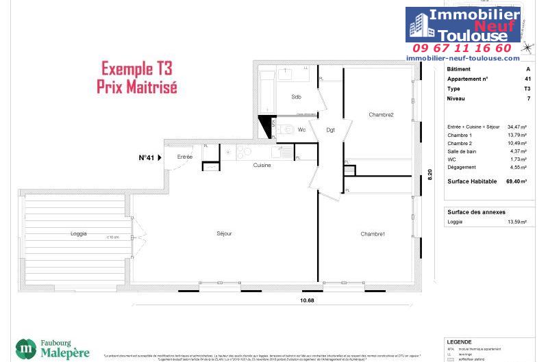 Appartements Prix Maîtrisé à Toulouse Malepère - Programmes immobiliers neufs Greencity REVELATION