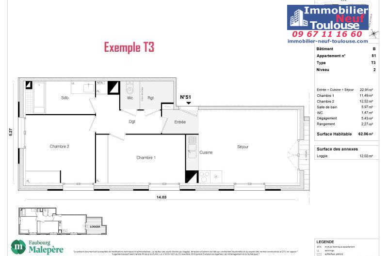 Appartements neufs à Toulouse Malepère - Programmes immobiliers neufs Greencity REVELATION