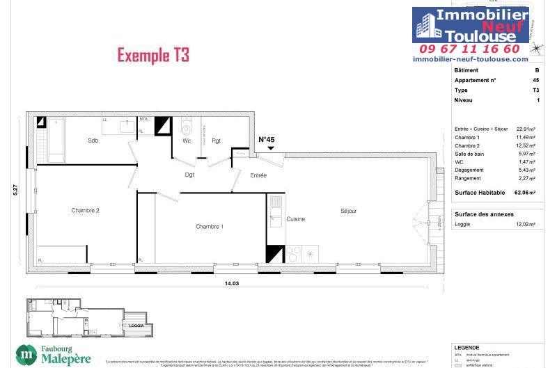 Appartements neufs à Toulouse Malepère - Programmes immobiliers neufs Greencity REVELATION