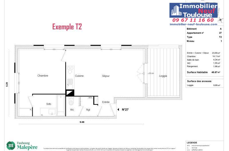 Appartements neufs à Toulouse Malepère - Programmes immobiliers neufs Greencity REVELATION