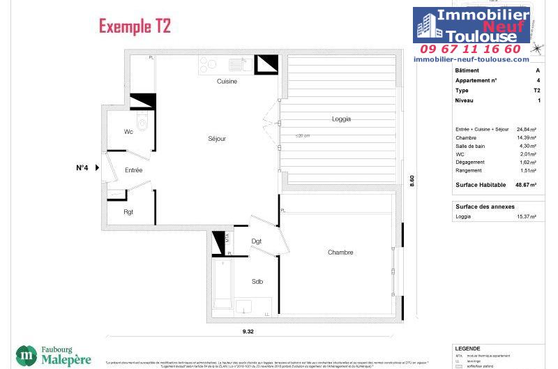 Appartements neufs à Toulouse Malepère - Programmes immobiliers neufs Greencity REVELATION