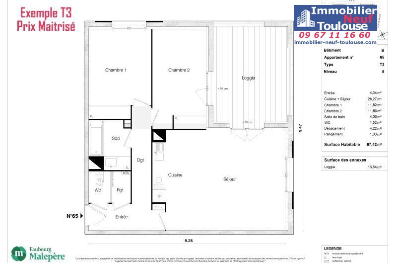 Appartements Prix Maîtrisé à Toulouse Malepère - Programmes immobiliers neufs Greencity REVELATION