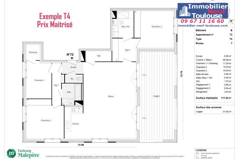 Appartements neufs à Toulouse Malepère - Programmes immobiliers neufs Greencity REVELATION