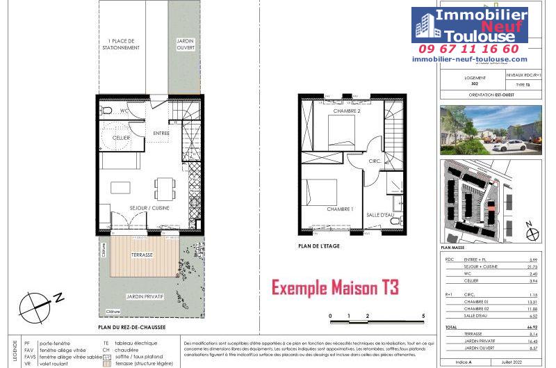 Maisons neuves à Eaunes - Programmes immobiliers neufs Ecocity CLOS PAULINE